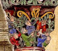 Personnages escaladant un arbre